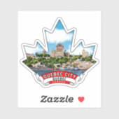 Quebec City, Quebec Canada Sticker (Vel)