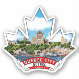 Quebec City, Quebec Canada Sticker