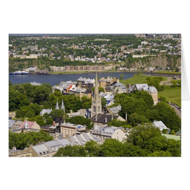 Quebec City, Quebec, Canada. Uitkijkend op de (Voorkant Horizontaal)