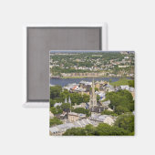 Quebec City, Quebec, Canada. Uitkijkend op de Magneet (Voorkant / Achterkant)