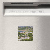 Quebec City, Quebec, Canada. Uitkijkend op de Magneet (Insitu (Vaatwasser))