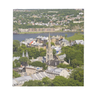 Quebec City, Quebec, Canada. Uitkijkend op de Notitieblok