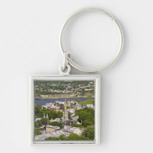 Quebec City, Quebec, Canada. Uitkijkend op de Sleutelhanger
