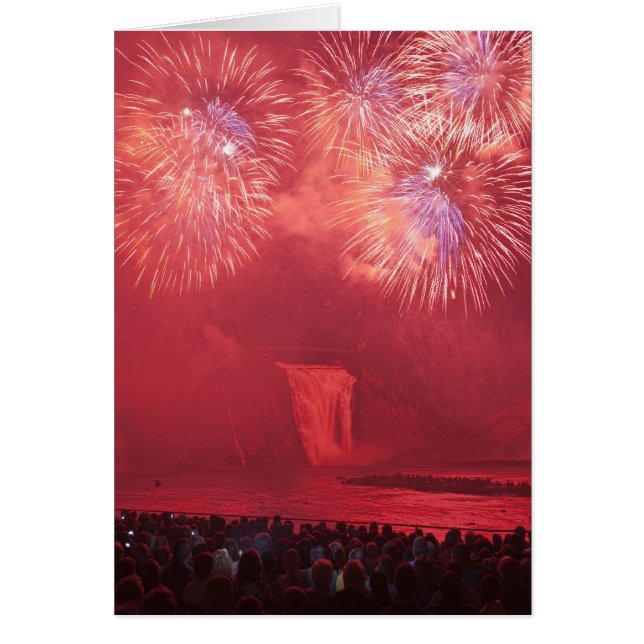 Quebec City, Quebec, Canada. Vuurwerk bij Parc (Voorkant)