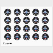Quebec City Ronde Sticker (Vel)