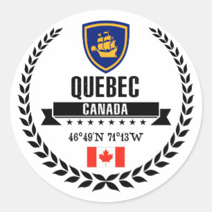 Quebec City Ronde Sticker