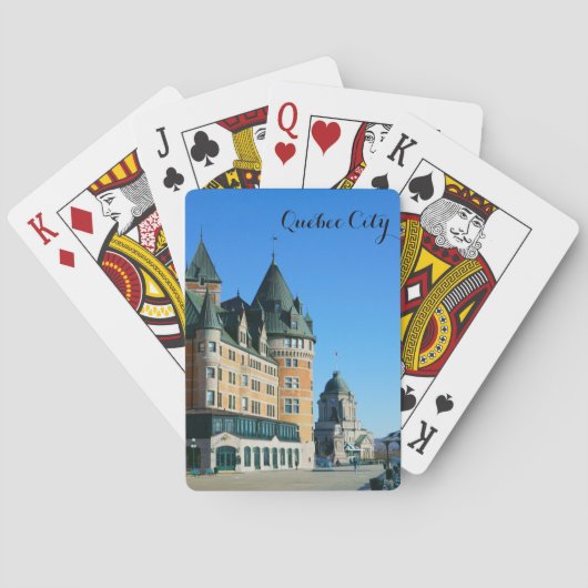 QUEBEC CITY speelkaarten (Achterkant)