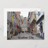 Quebec City Street Briefkaart (Voorkant / Achterkant)