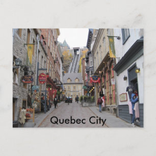 Quebec City Street Briefkaart