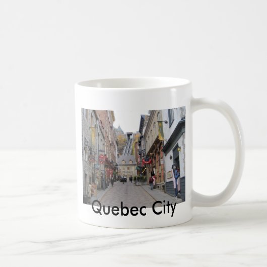 Quebec City Street Koffiemok (Rechts)