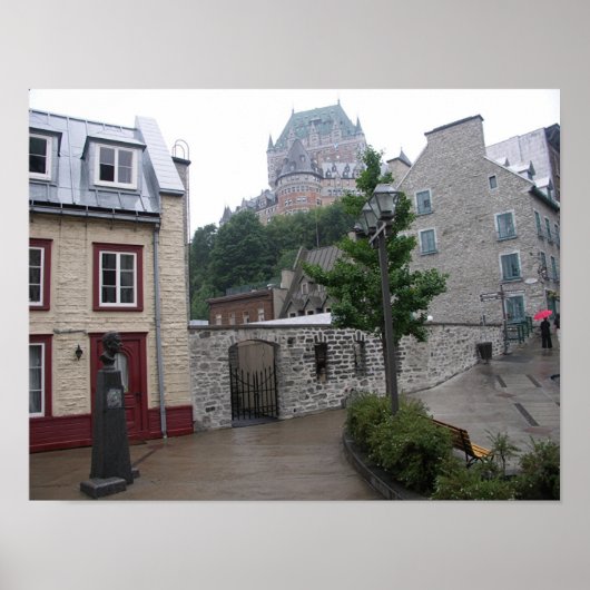 Quebec City Street Poster (Voorkant)