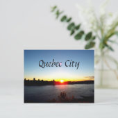 Quebec City Sunset Briefkaart (Staand voorkant)