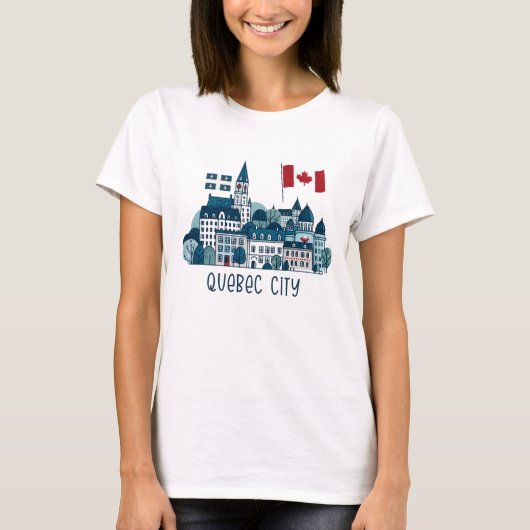 Quebec City T-shirt (Voorkant)
