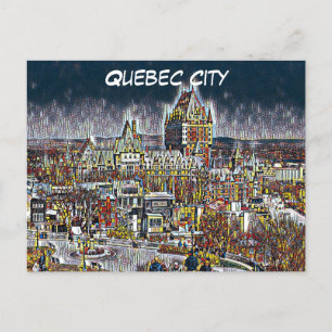 QUEBEC CITY TRAVEL BRIEFKAART
