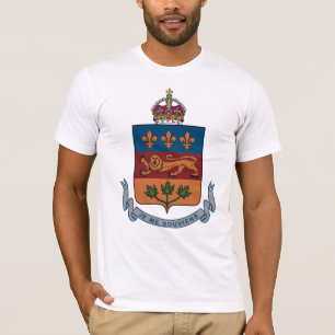 Quebec Coat of Arms (alternatief) T-shirt