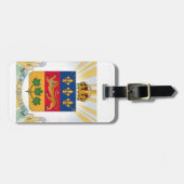 Quebec Coat of Arms Bagagelabel (Voorkant horizontaal)