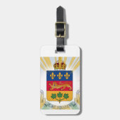 Quebec Coat of Arms Bagagelabel (Voorkant verticaal)