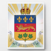 Quebec Coat of Arms Fotoplaat (Voorkant)