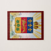 Quebec Coat of Arms Legpuzzel (Horizontaal)