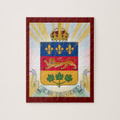 Quebec Coat of Arms Legpuzzel (Verticaal)
