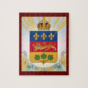 Quebec Coat of Arms Legpuzzel