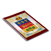 Quebec Coat of Arms Notitieboek (Rechterzijde)