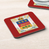 Quebec Coat of Arms Onderzetter (Linkerzijde)