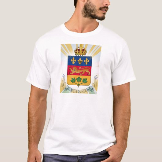 Quebec Coat of Arms T-shirt (Voorkant)