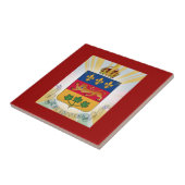 Quebec Coat of Arms Tegeltje (Zijkant)