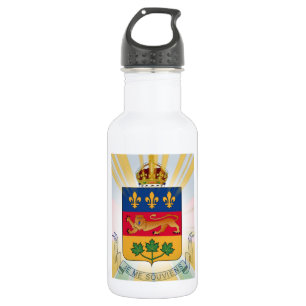 Quebec Coat of Arms Waterfles