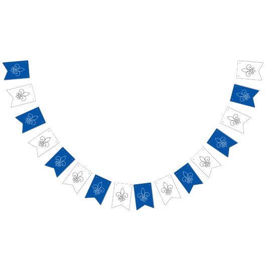 Québec drapeau fleur de lys Délicat Vlaggetjes (Alle)