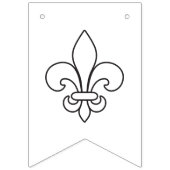 Québec drapeau fleur de lys Délicat Vlaggetjes (Tweede vlag)