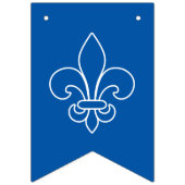 Québec drapeau fleur de lys Délicat Vlaggetjes (Derde vlag)