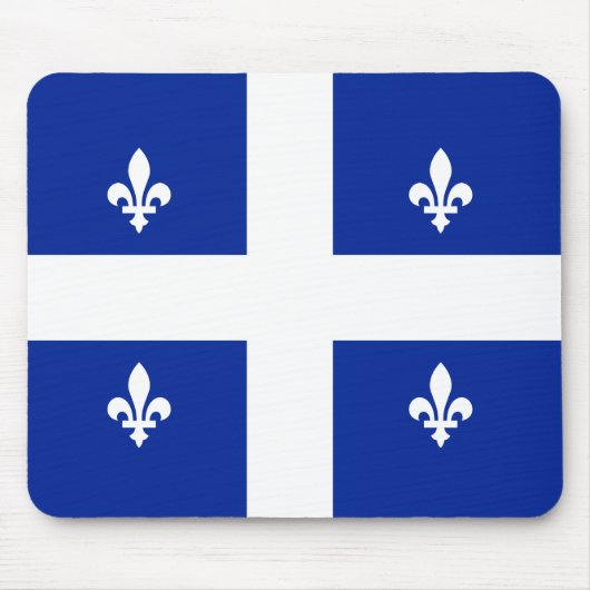Québec drapeau fleur de lys muismat (Voorkant)