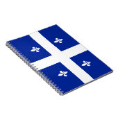 Québec drapeau fleur de lys notitieboek (Rechterzijde)