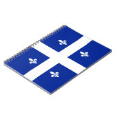 Québec drapeau fleur de lys notitieboek (Linkerzijde)