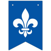 Québec drapeau fleur de lys vlaggetjes (Eerste vlag)