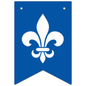 Québec drapeau fleur de lys vlaggetjes (Derde vlag)
