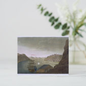 Quebec en de rivier de St. Lawrence, bord 4, uit ' Briefkaart (Staand voorkant)