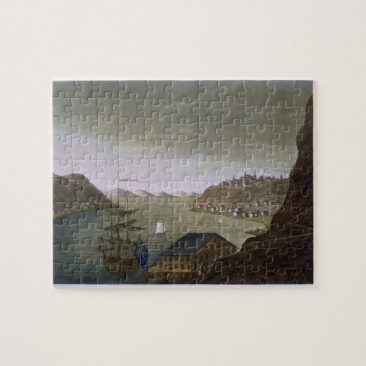 Quebec en de rivier de St. Lawrence, bord 4, uit ' Legpuzzel (Horizontaal)