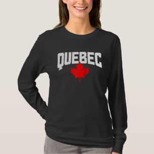 Quebec Esdoornblad Canada Canadese Vlag Trots Ragl T-shirt
