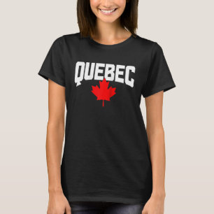 Quebec Esdoornblad Canada Canadese Vlag Trots Ragl T-shirt