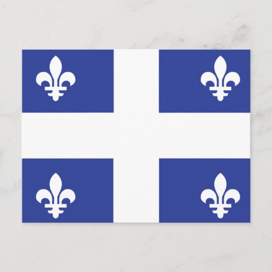 Quebec Flag Briefkaart (Voorkant)