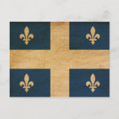 Quebec Flag Briefkaart (Voorkant)