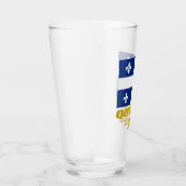 Quebec Flag Glas (Rechts)