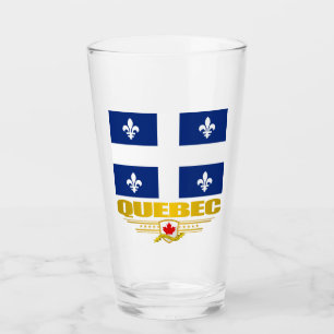 Quebec Flag Glas