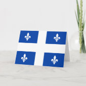Quebec Flag Kaart (Voorkant)