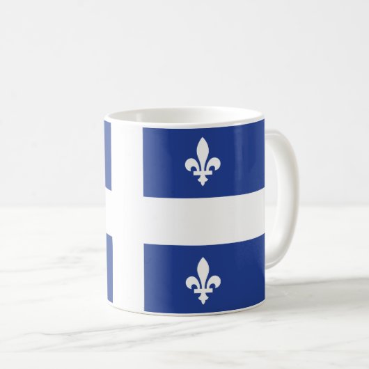 Quebec Flag Koffiemok (Voorkant rechts)