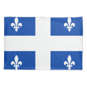 Quebec Flag Kussensloop (Achterkant)