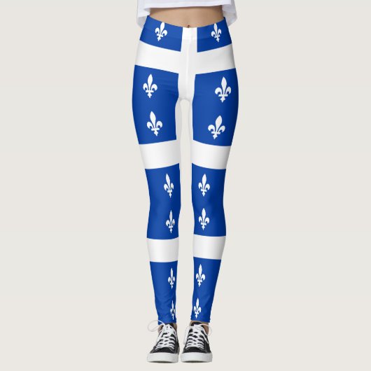 Quebec Flag Leggings (Voorkant)